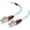 Standard10 5m Lc-lc 40-100gb 50-125 Om4 Duplex Multimode Pvc Fiber Optic Cable Aqua ST531266